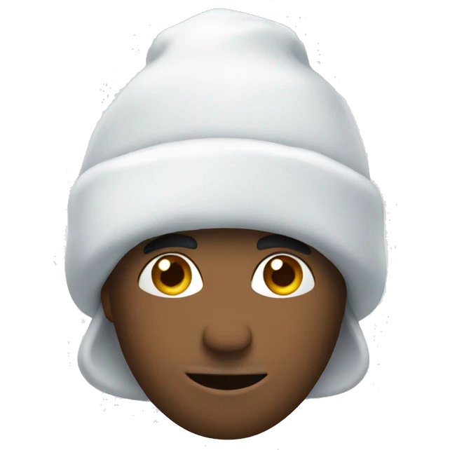 Snow hat emoji
