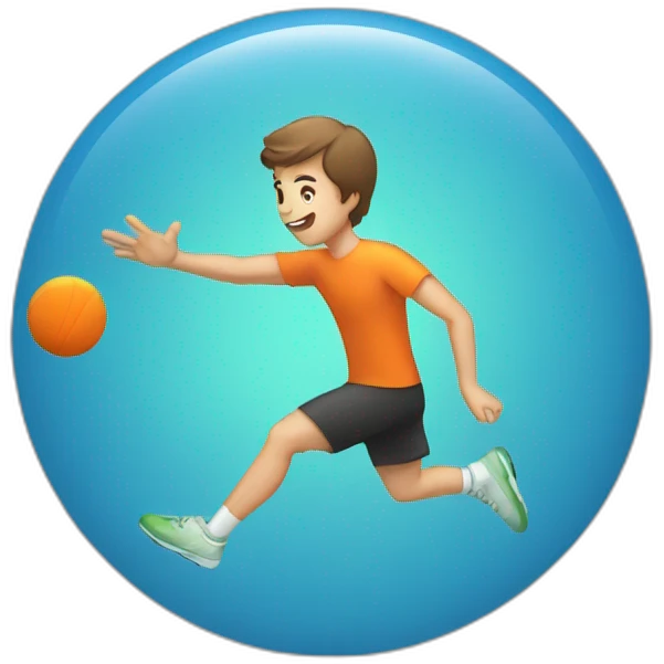 men playing ultimate frisbee emoji