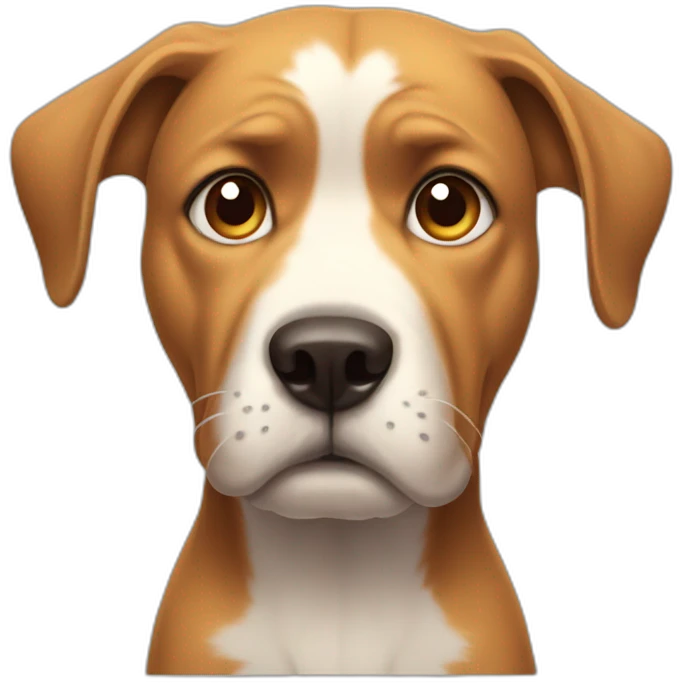 frustrated dog emoji