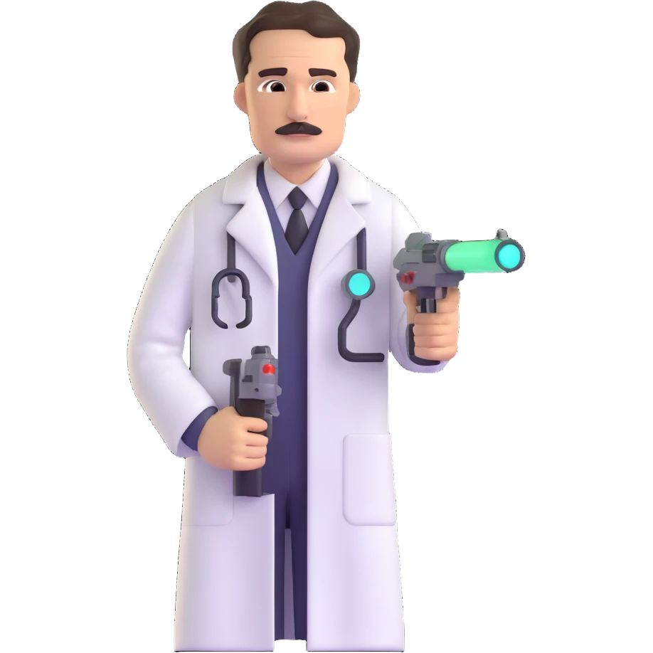 Edward Richtofen mad scientist from Call of Duty Zombies emoji