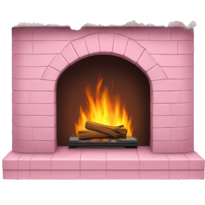 Winter Pink FirePlace emoji