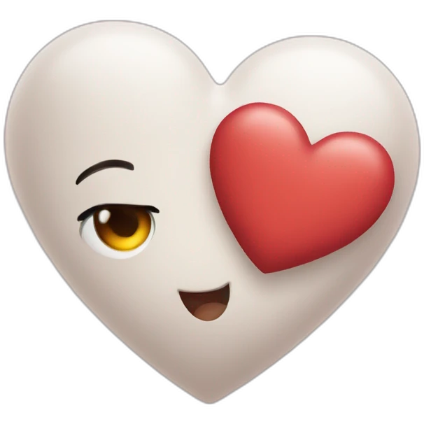 Heart in love emoji