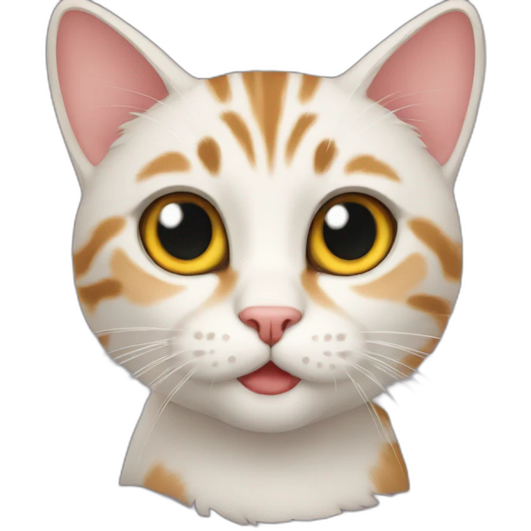 a cat thinks emoji
