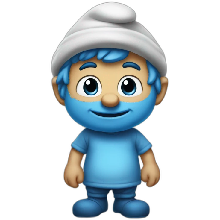 Smurf emoji