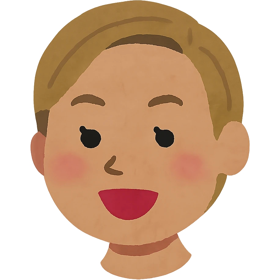 Beyoncé's head in Irasutoya style, smiling, cartoon simplicity, pastel palette, round cheeks, short hair, no background emoji