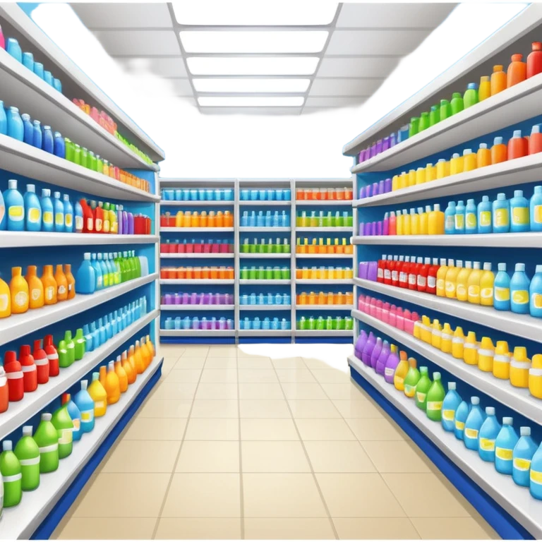 Supermarket cleaning section emoji