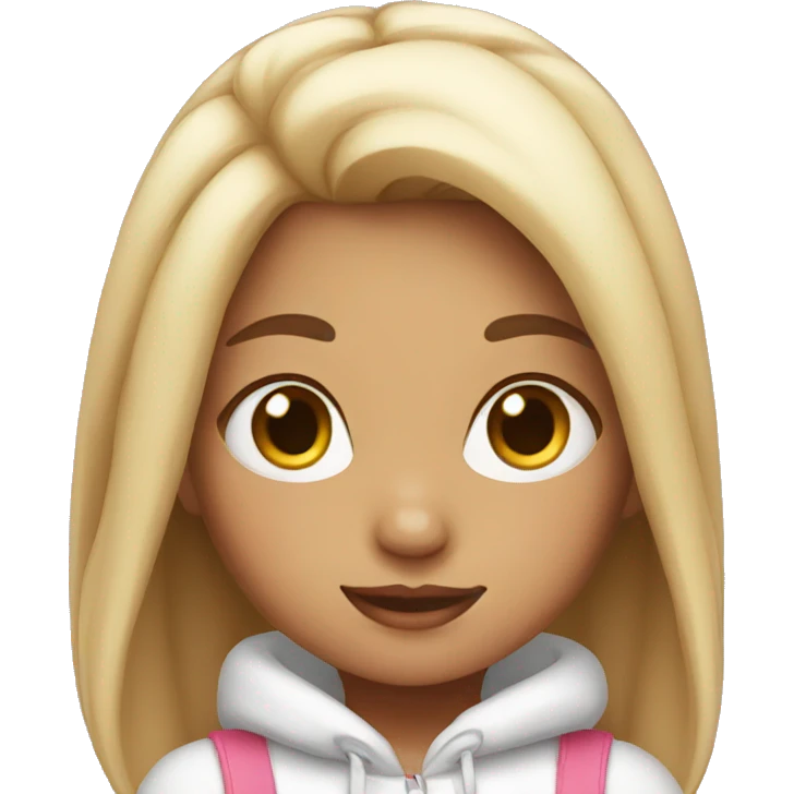 Girl with bunny costume emoji