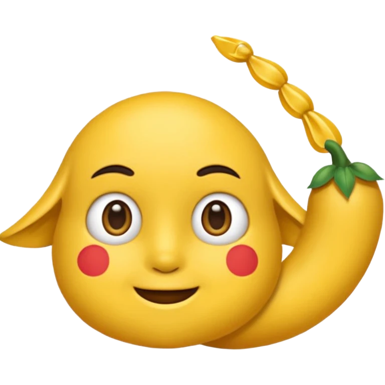 Сердечко в виде породы лайка emoji