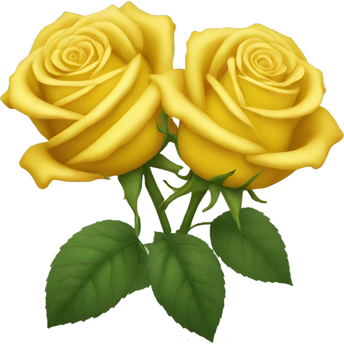 Yellow roses emoji