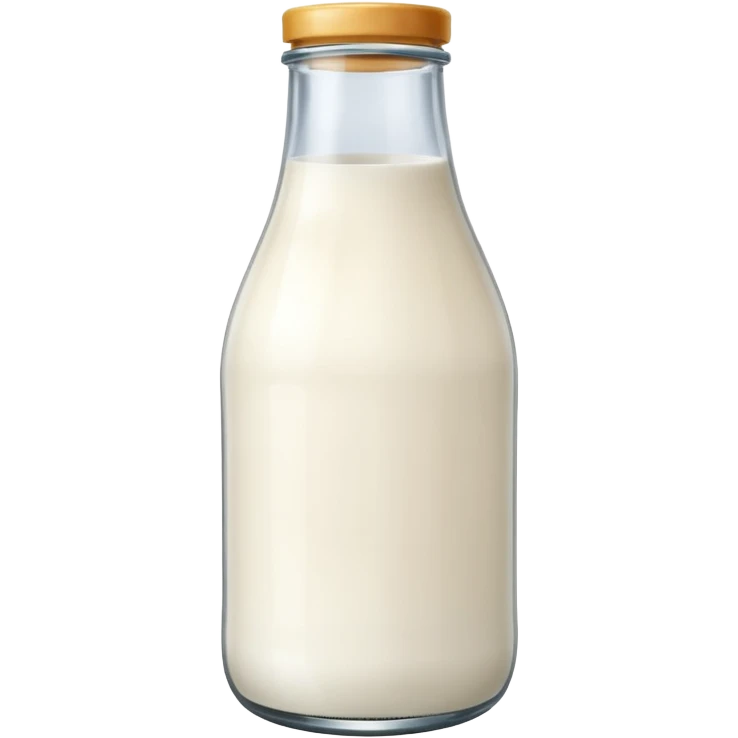 glass milk bottle emoji