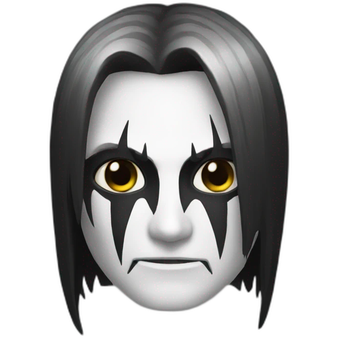 Black metal emoji
