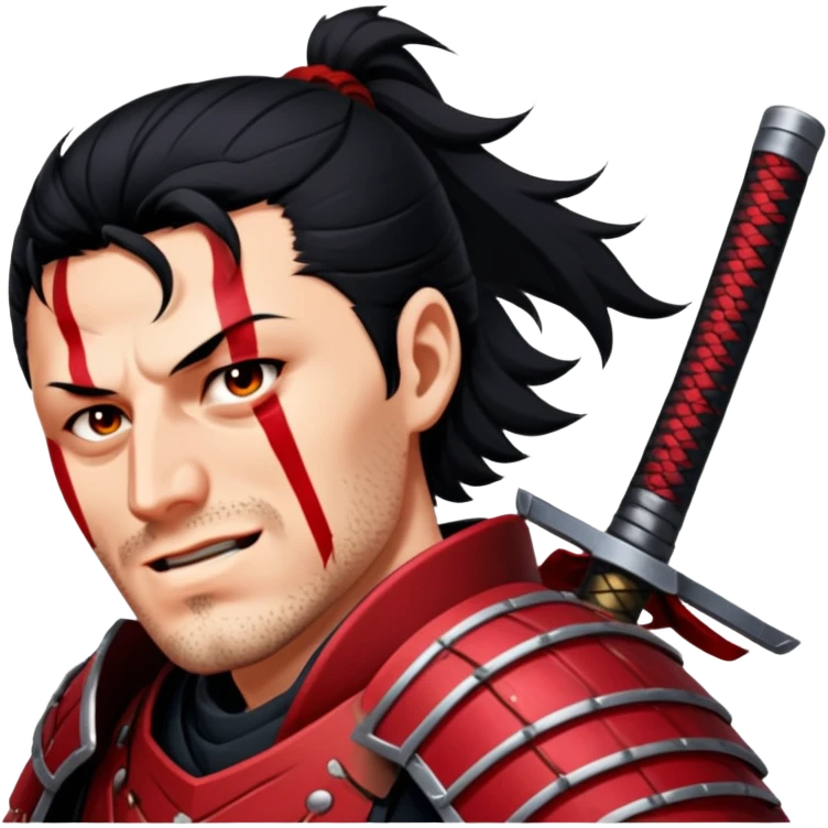 Battle-Ready Samurai emoji