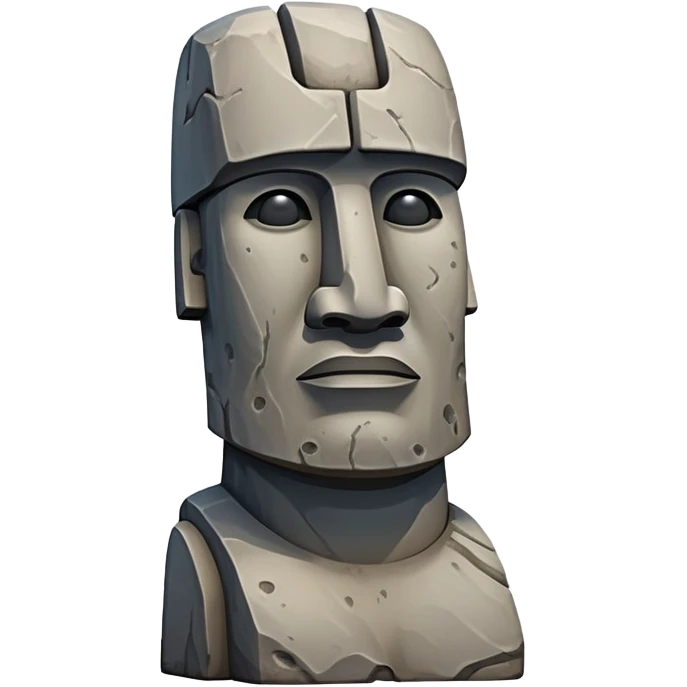 moai with a mullet emoji