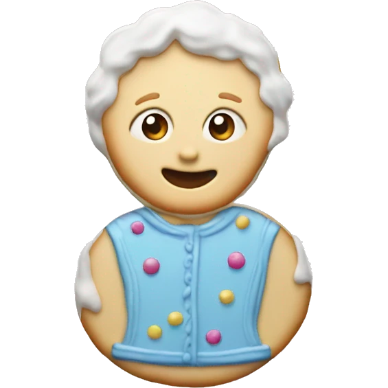 Frosted sugar cookie emoji