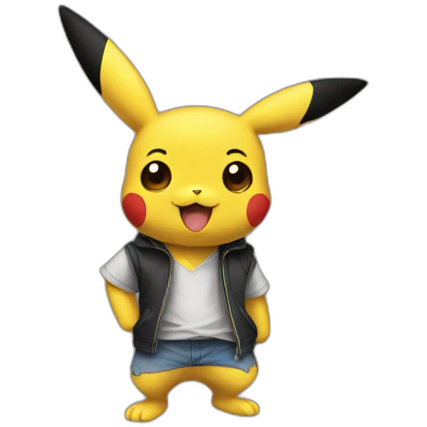 Black pikachu emoji