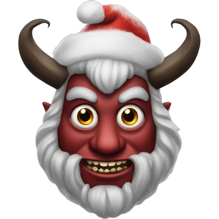 krampus from christmas movie emoji