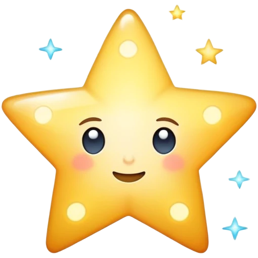 twinkling star in space emoji