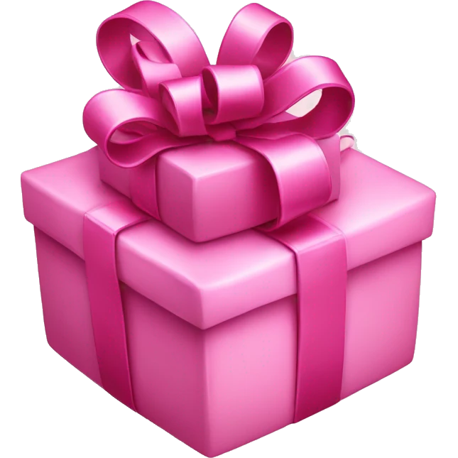 Pink Xmas present  emoji