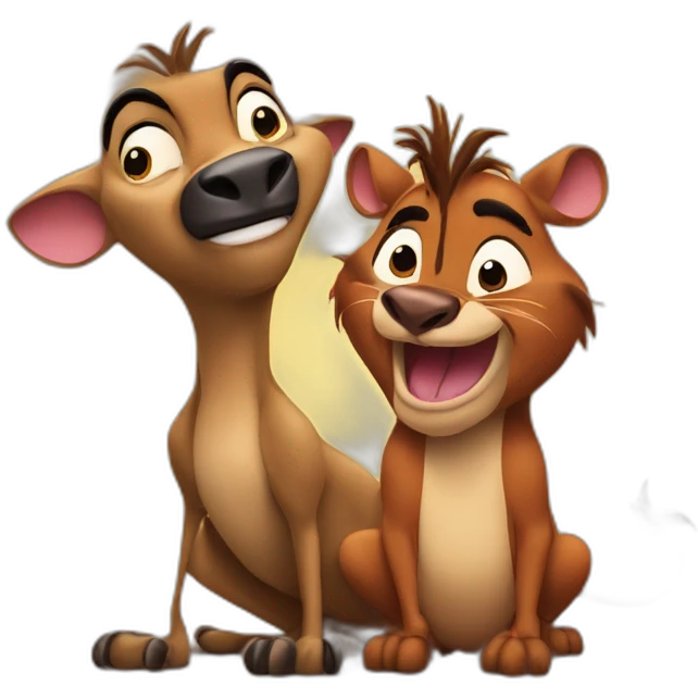 Timon & Pumbaa emoji