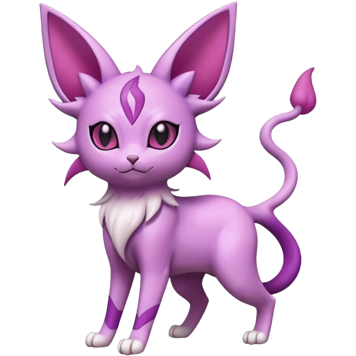 -Espeon-Skitty-Pokémon-Fakémon-hybrid-creature (full body) emoji