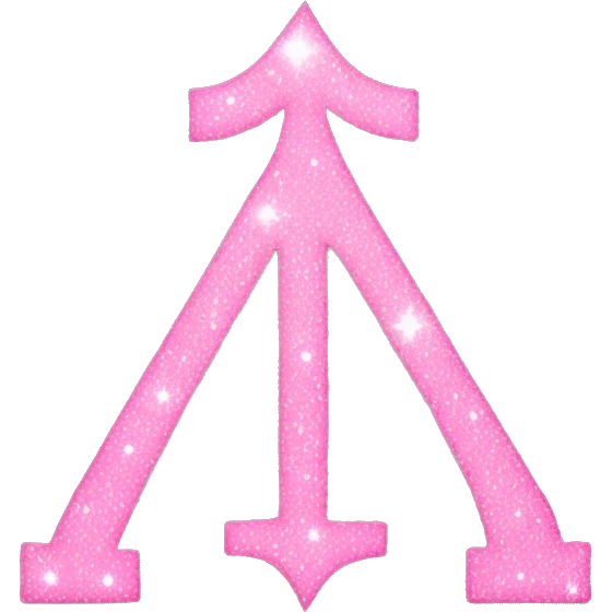 Female sign pink sparkles emoji