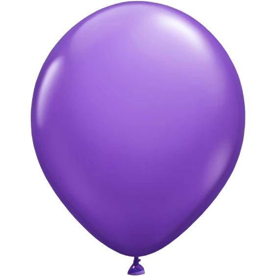 purple balloon  emoji