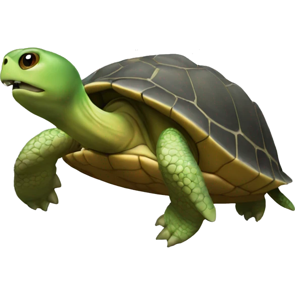 Tortue explosive emoji
