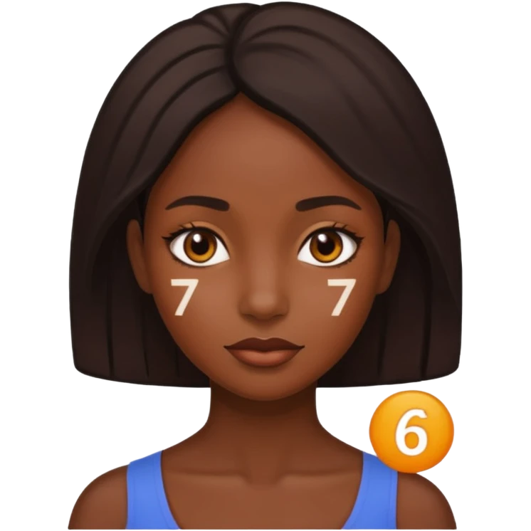 🤷🏾‍♀️6️⃣7️⃣ emoji