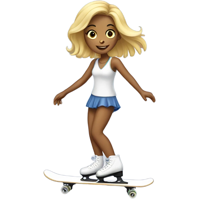 figuring skating girl emoji