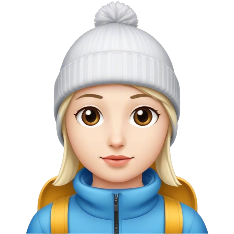 Me with ski cap emoji