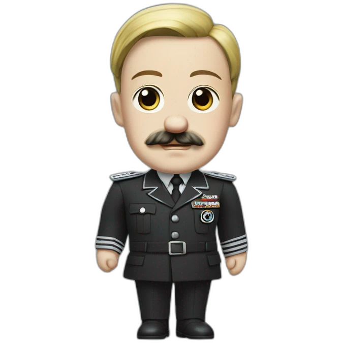 Adolf Hitler robocar poli emoji
