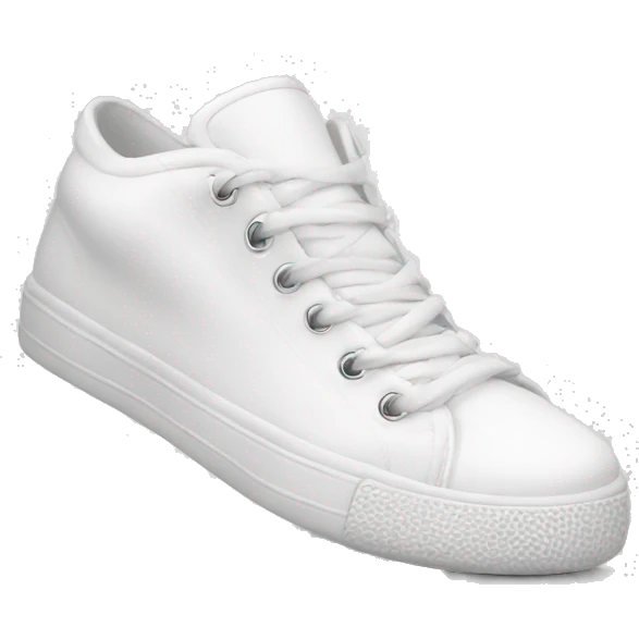 White sneaker emoji