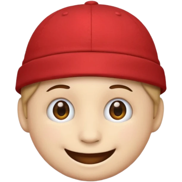 Red emoji hat emoji