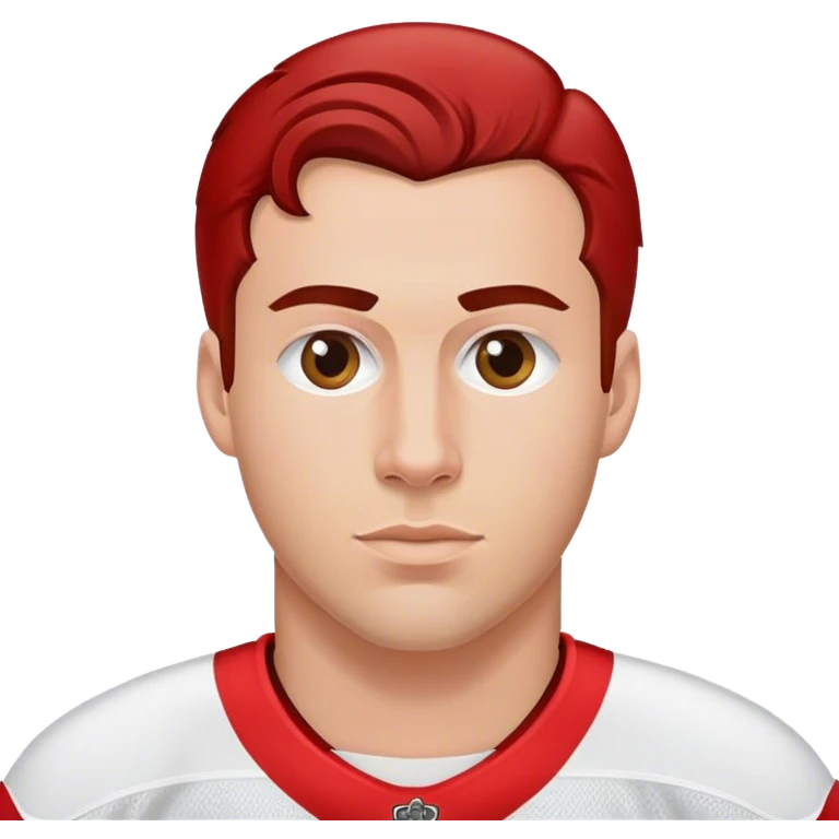 Detroit red wings hockey player white emoji
