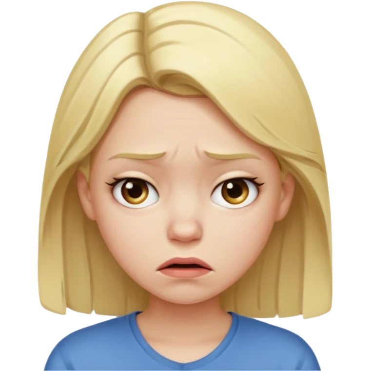 frustrated girl emoji