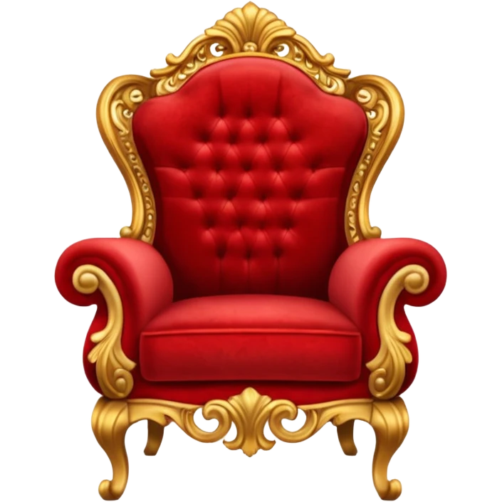luxurius chair red emoji