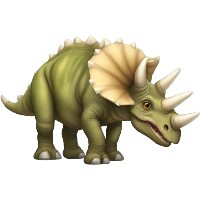 Triceratops emoji