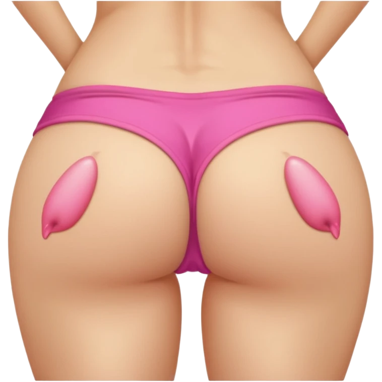 Big girl's ass blonde girl without clothes and pink pussy Exposed  emoji