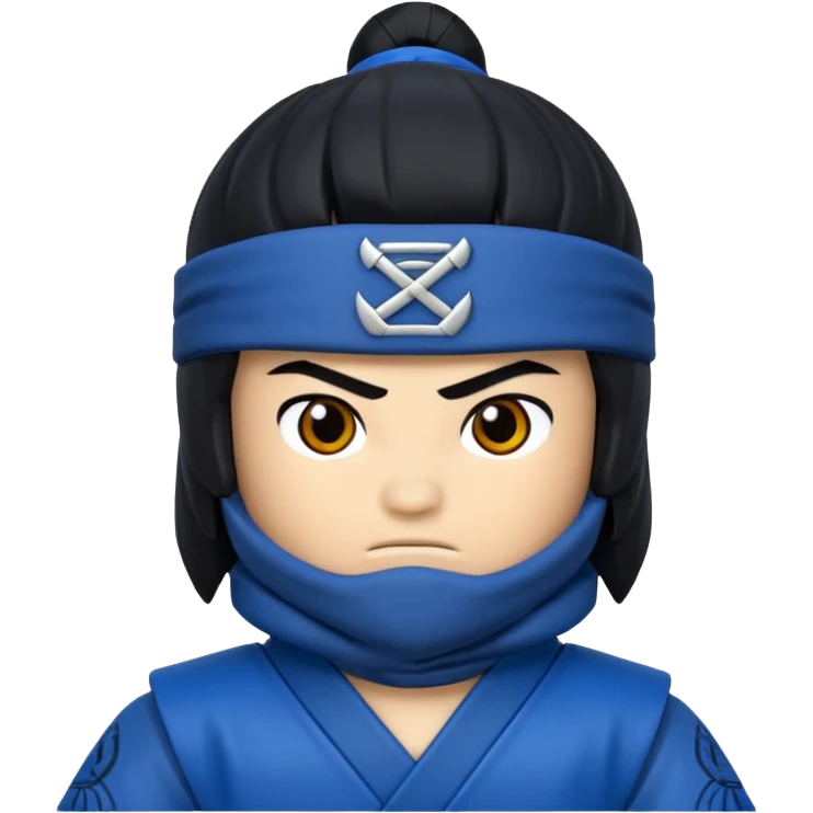 I want the blue ninja from ninjago emoji