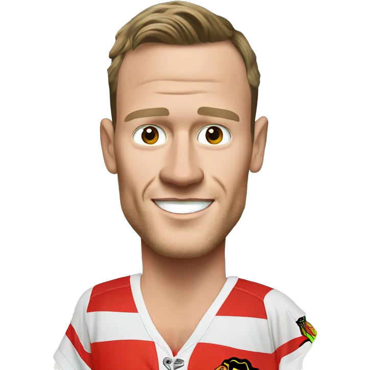 Jonathan Toews as beach bum emoji