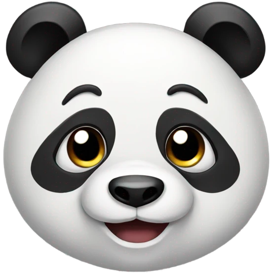 Happy panda emoji