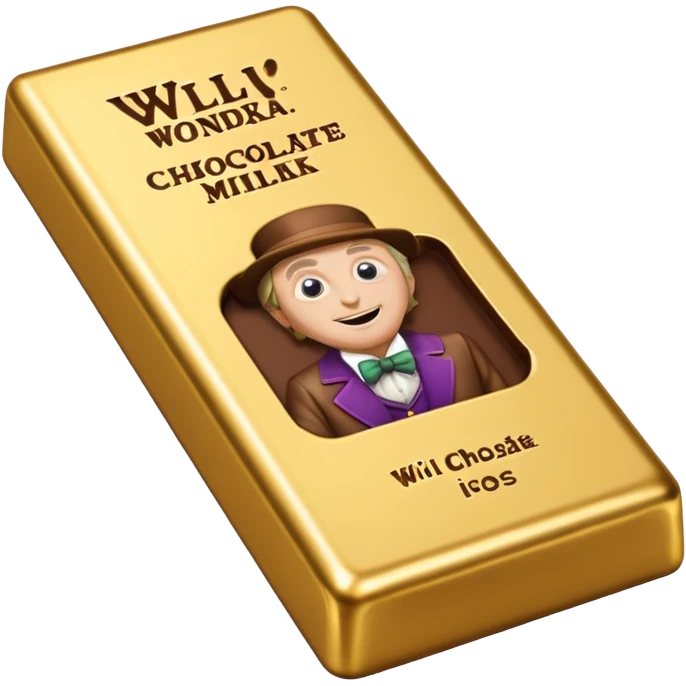 Čokoláda Willi Wonka emoji