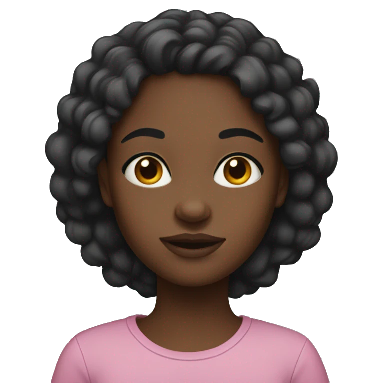Black girl emoji