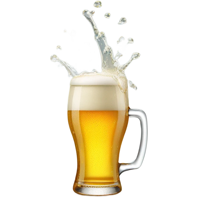 Spilt beer emoji
