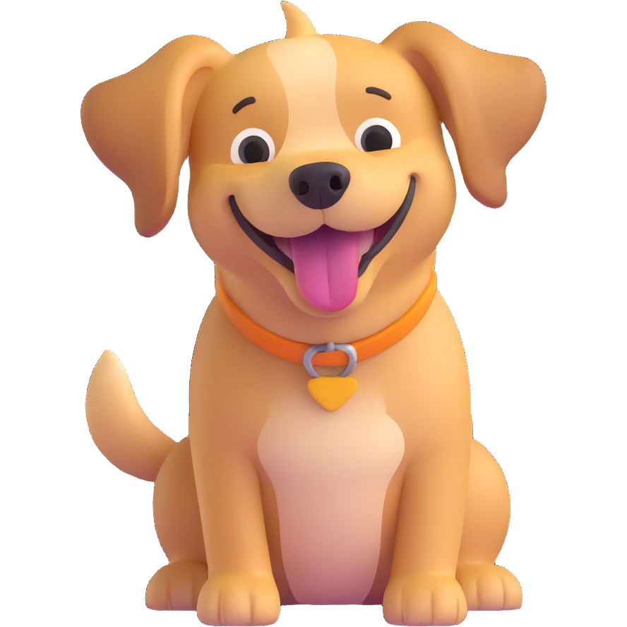 happy dog emoji