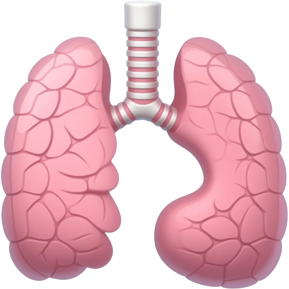 thyroid on trachea, pastel colors emoji