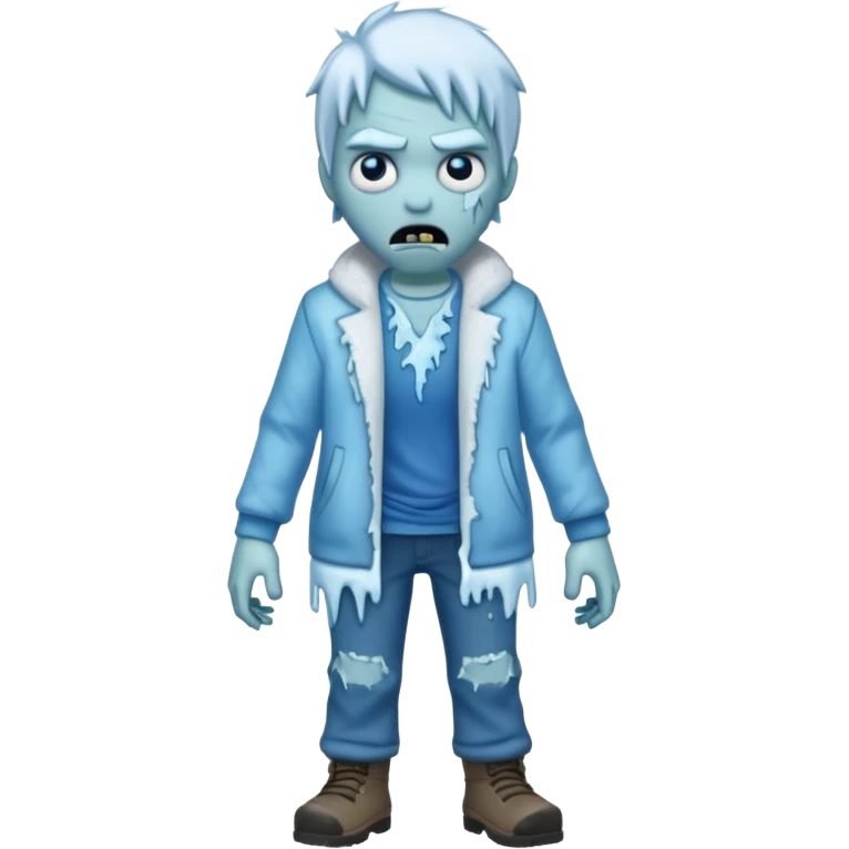 ice zombie full body emoji