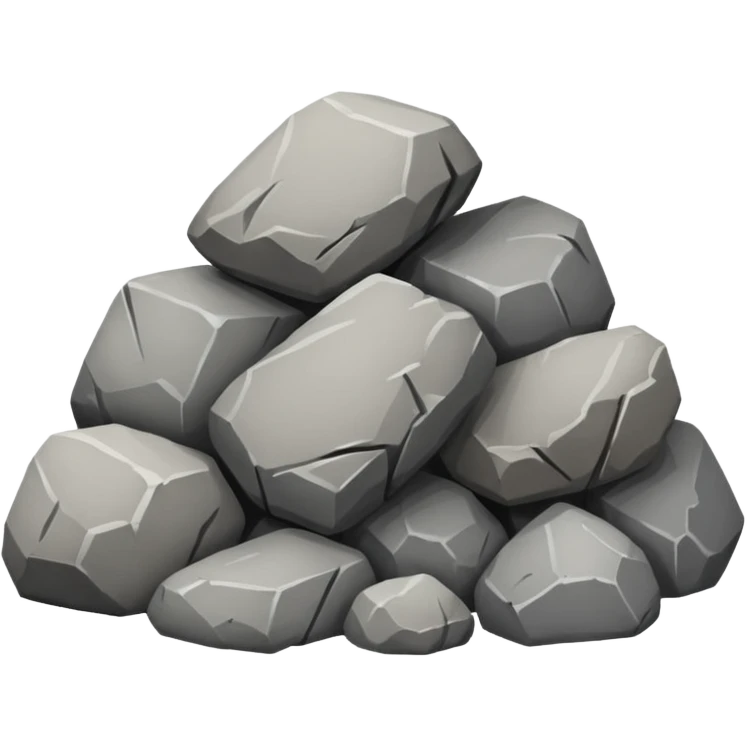 Stone emoji