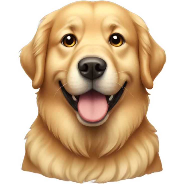 fat golden retriever  emoji