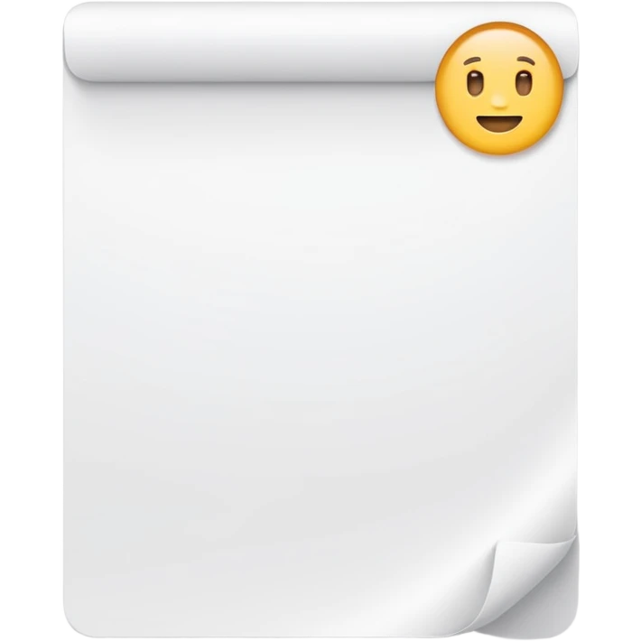 Job application paper emoji